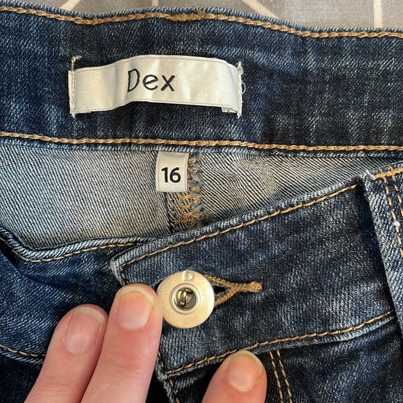 Plaid inspired ripped jeans - Picture 3 of 4